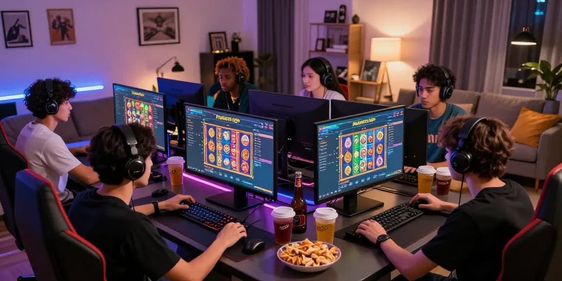 Engaging pajaktoto sgp online gaming experience with players immersed in action and vibrant visuals.