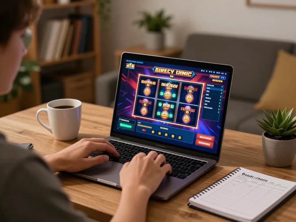 Engaging in online casinos in Canada, enjoying slots and implementing bankroll management strategies.