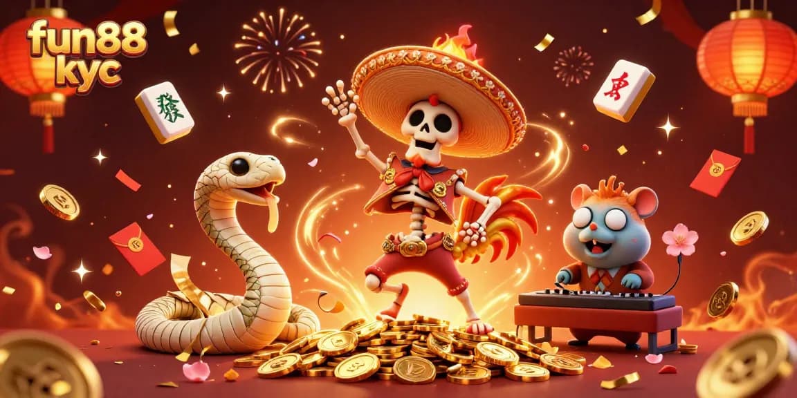 Chơi game hấp dẫn tại Fun88 KYC với hình ảnh xương sống cá cược sôi động.