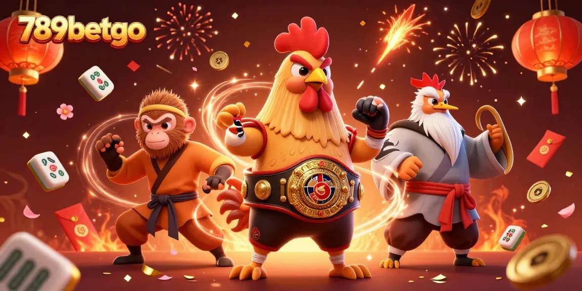 Engage in thrilling gameplay with 789betgo, featuring roaring characters in a vibrant casino scene.