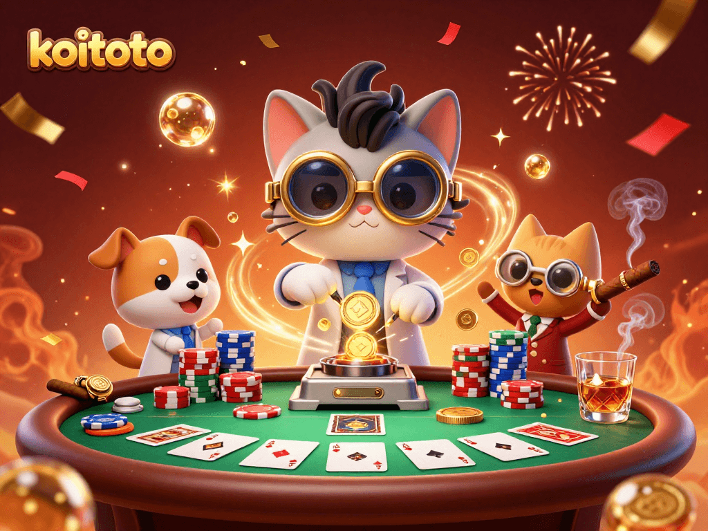 Koitoto menyediakan permainan slot gacor online dengan peluang menang yang nyata untuk para pemain.