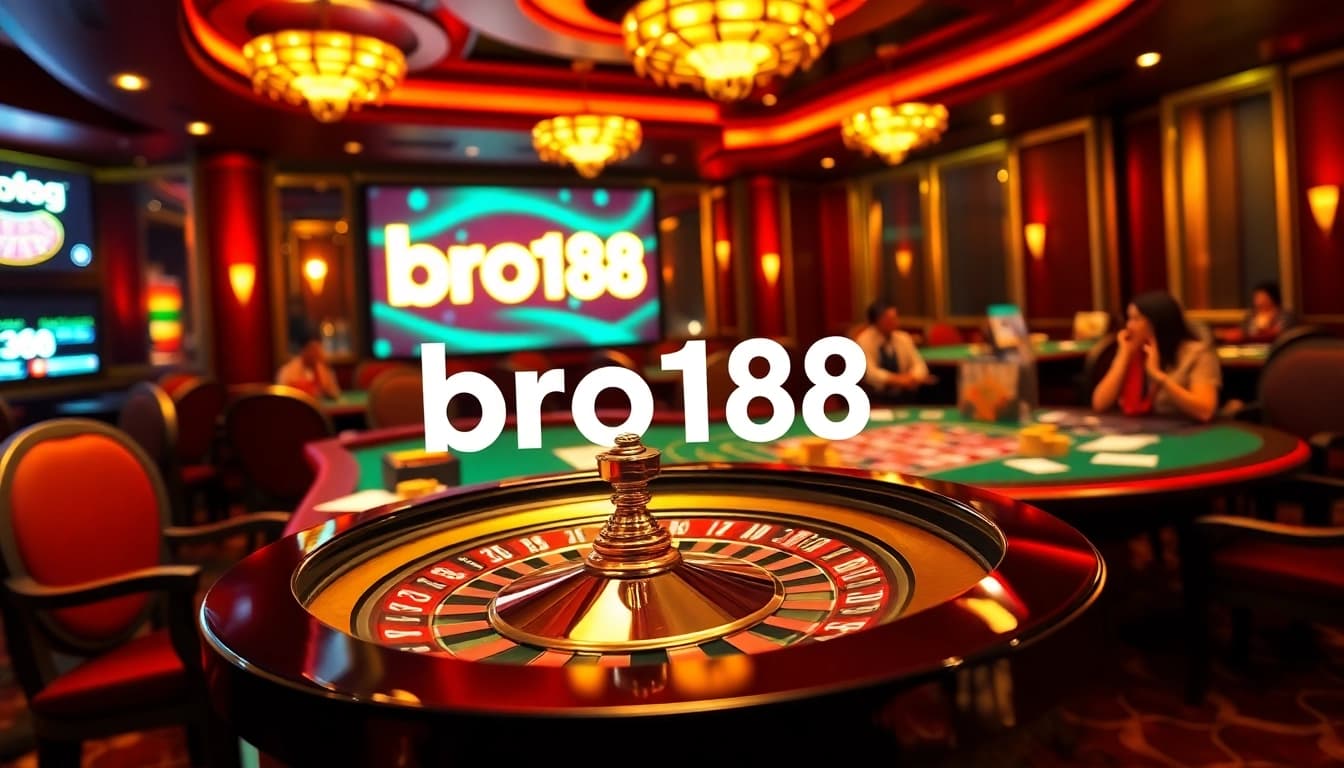 Experience the thrill of win with bro138 at an extravagant casino table filled with excitement.
