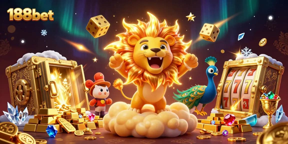 Engage with 188bet's thrilling online slots featuring vibrant characters and dynamic visuals.