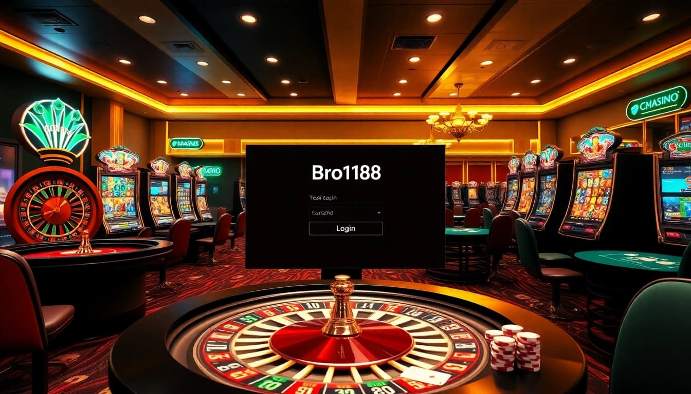 Experience the thrill of gaming with bro138 login access to top casino tables and slot machines.