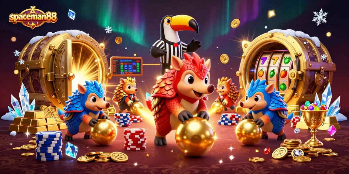 spaceman88 rivals battle for riches, bowling poker chips while winning with dazzling treasures