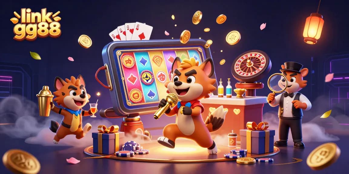 Engage with the vibrant link gg88 casino scene, featuring hyenas bringing comedy and excitement to gameplay.