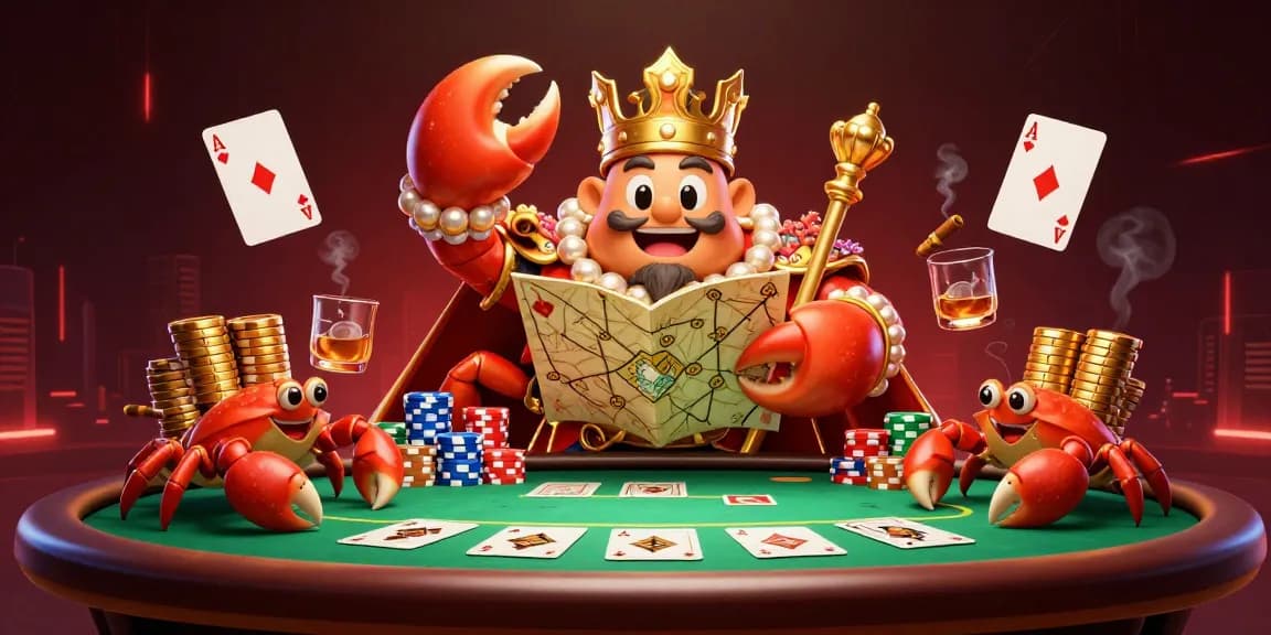 Engage in thrilling gameplay at UU88 with vibrant 3D casino elements and a golden crab emperor
