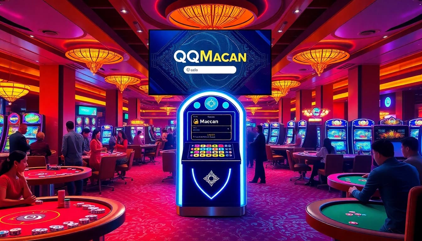 Engaging players at the QQMacan gaming table emphasize excitement around the qqmacan login.