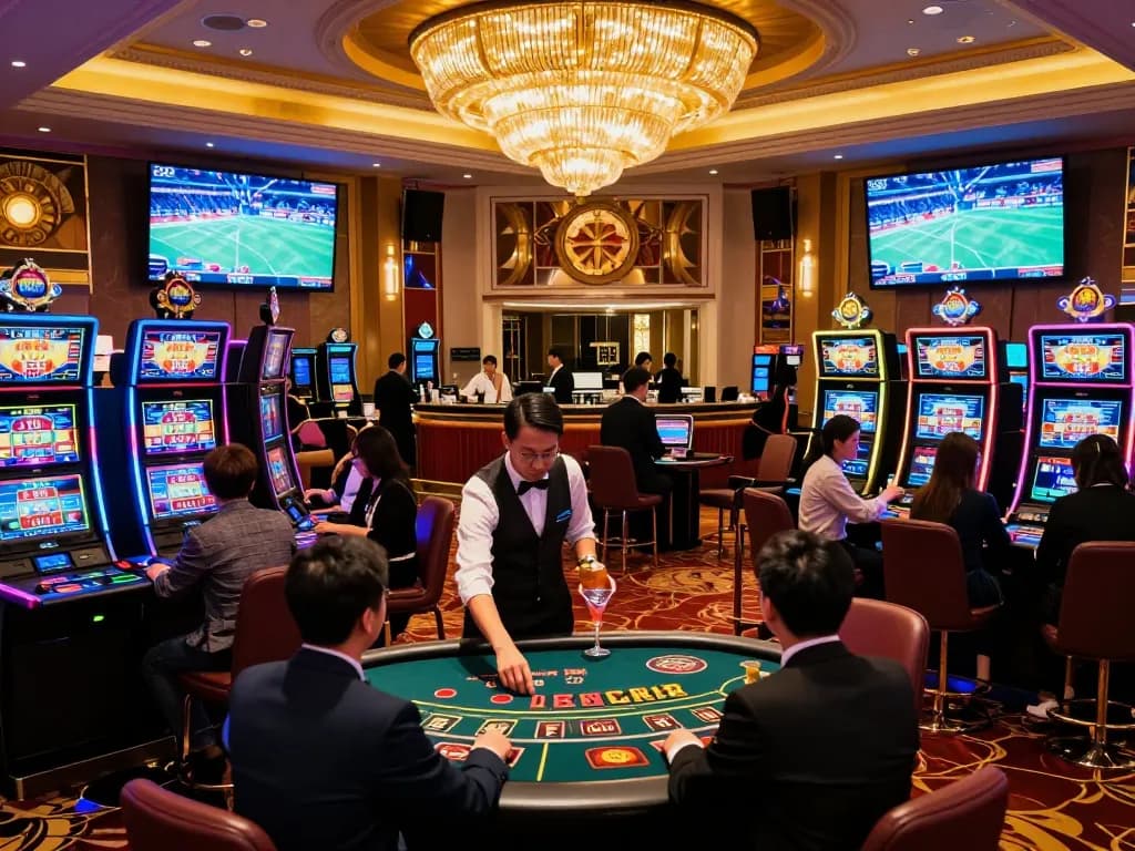 Exciting casino hong kong scene capturing dynamic gaming action and vibrant nightlife atmosphere.