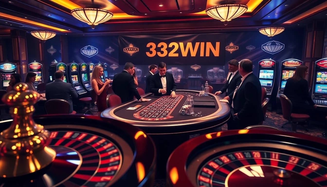 Experience the thrill of winning at 32WIN casino with vibrant tables and exciting gameplay.