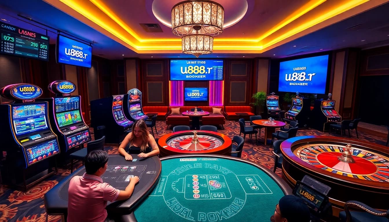 Experience the thrill of online gaming at u888.broker with vibrant slots and engaging poker tables.