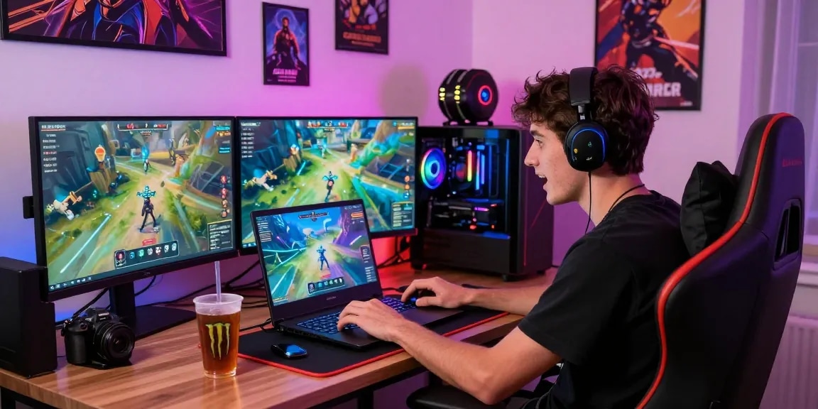 Engaging gaming scene showcasing mahajitu online gaming experience with dynamic visuals and vibrant atmosphere.