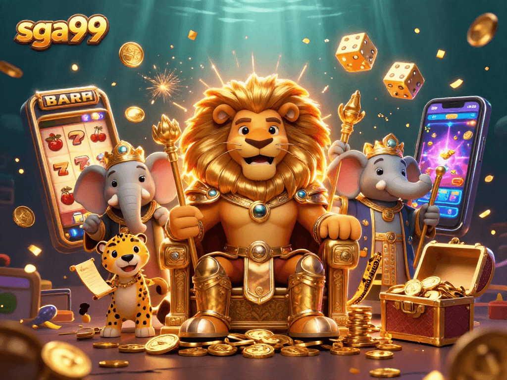 Experience the thrill of winning with sga99's vibrant casino adventures illustrated in stunning detail.