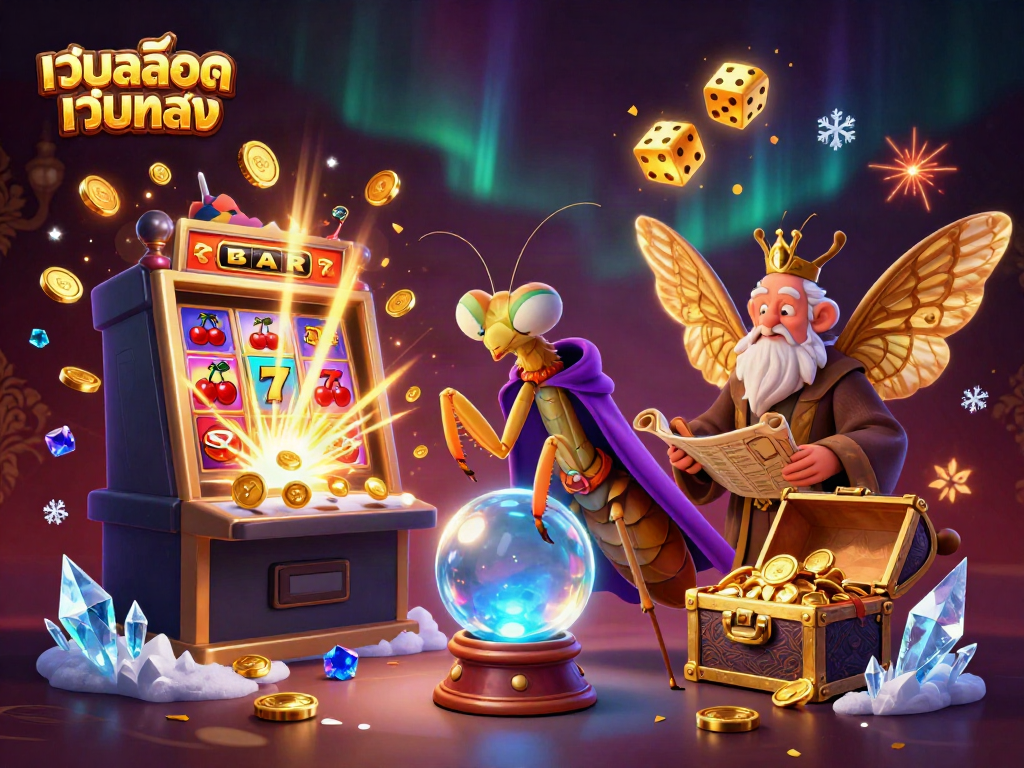 เกม สล็อต เว็บตรง กำลังเล่นจาก คาสิโนออนไลน์ แสดงอยู่ในภาพกับตัวละครที่มีชีวิตชีวา