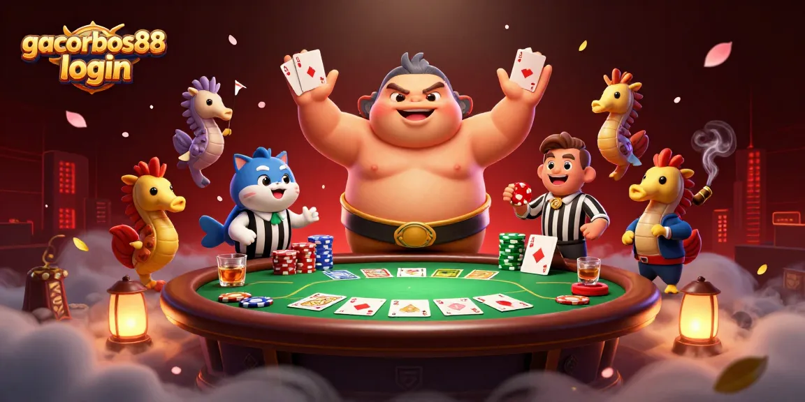 Engage with gacorbos88 login for a thrilling underwater poker match featuring dynamic elements.