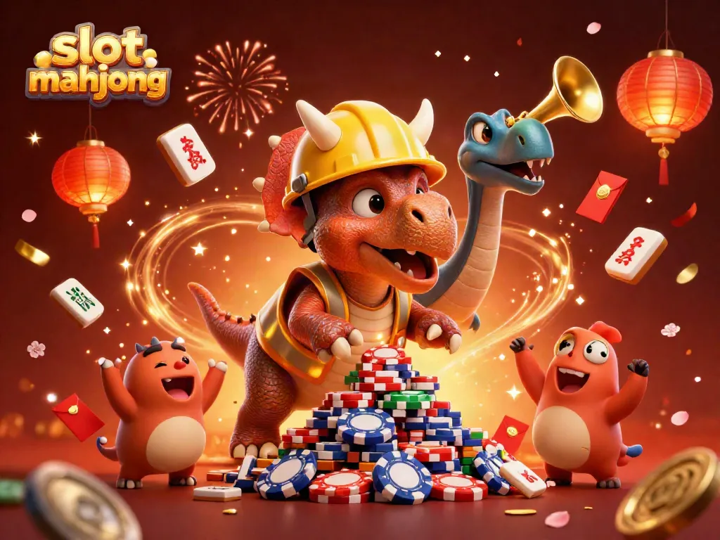 Kalahkan keajaiban slot mahjong dengan karakter lucu dalam perayaan penuh warna.