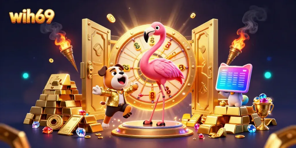 Mainkan slot di wih69 dengan hadiah menarik dan suasana seru dari gambar 3D berwarna-warni.