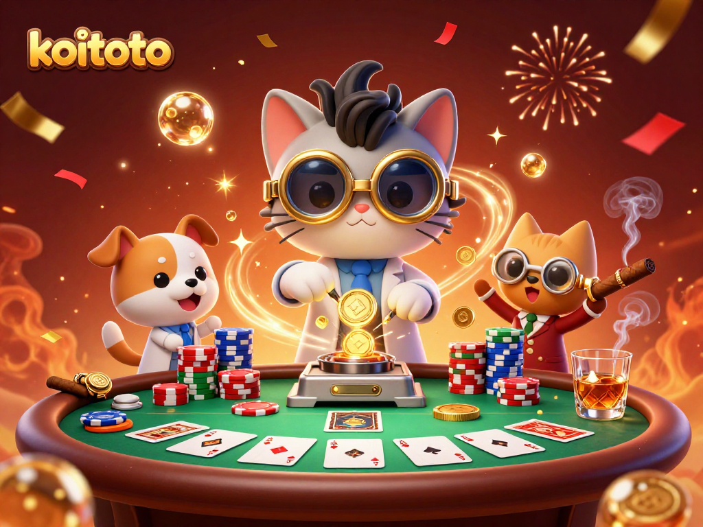 Koitoto menyediakan permainan slot gacor online dengan peluang menang yang nyata untuk para pemain.