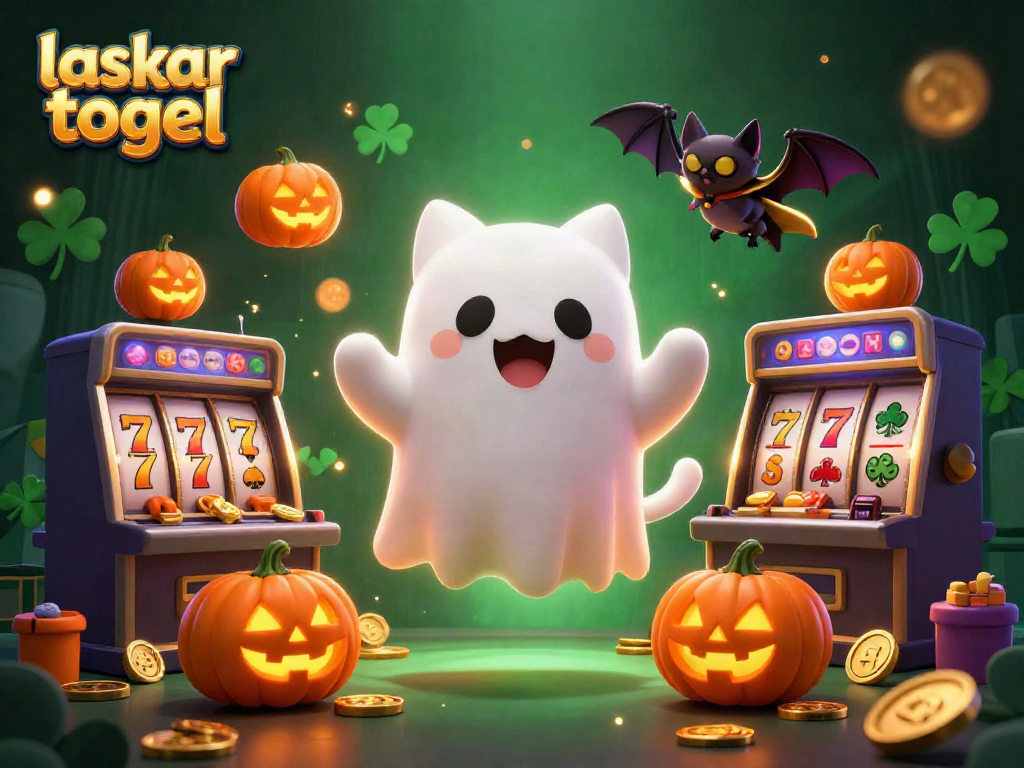 Experience thrilling gameplay with laskar togel in this vibrant, dynamic 3D casino scene.