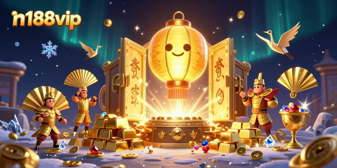 Engage in thrilling gameplay at n188vip with vibrant casino characters and sparkling treasures in 3D.