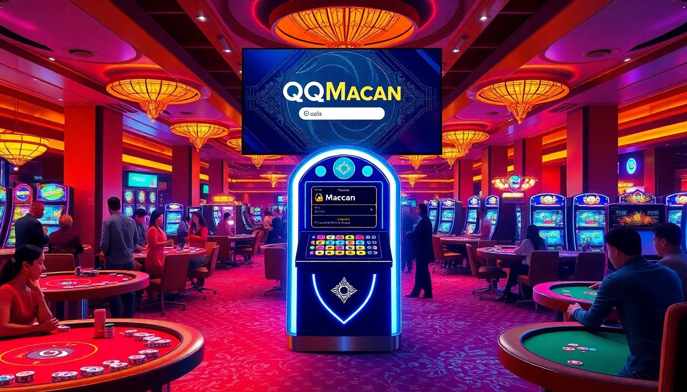 Engaging players at the QQMacan gaming table emphasize excitement around the qqmacan login.