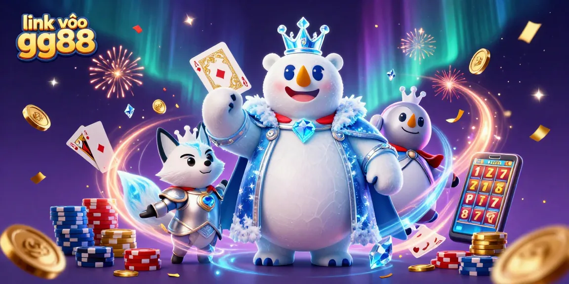 Engage with link vào gg88 in a rich casino scene featuring lively characters and dynamic game elements.