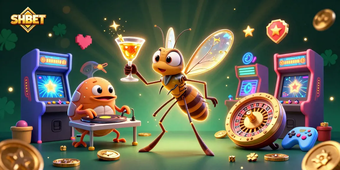 Experience thrilling moments at SHBET with dynamic casino characters and vibrant gaming elements.