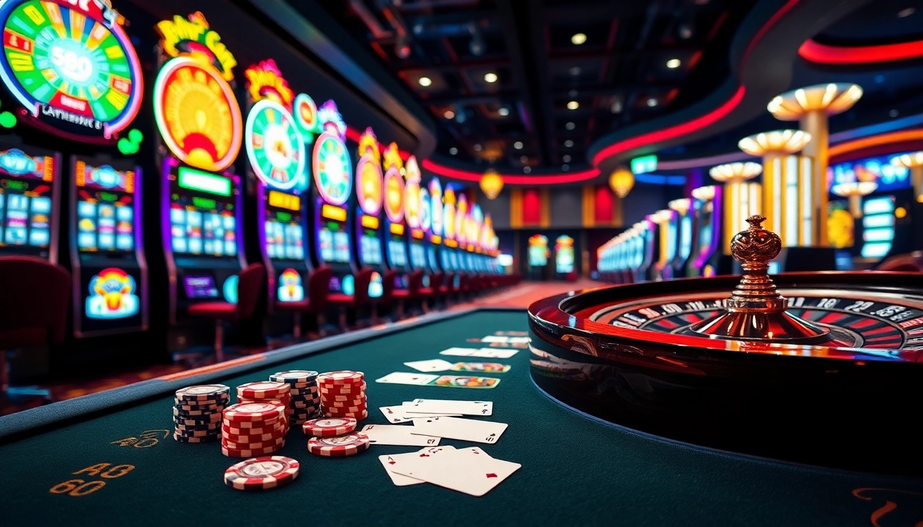 Experience the excitement of MB66 with vibrant casino games and a luxurious atmosphere.