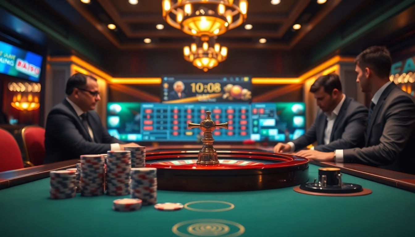 Engage in thrilling poker gameplay at bancadoithuong.futbol's luxurious gaming table.