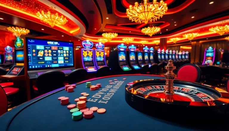 Experience thrilling card games and vibrant casino flair at rik vip.
