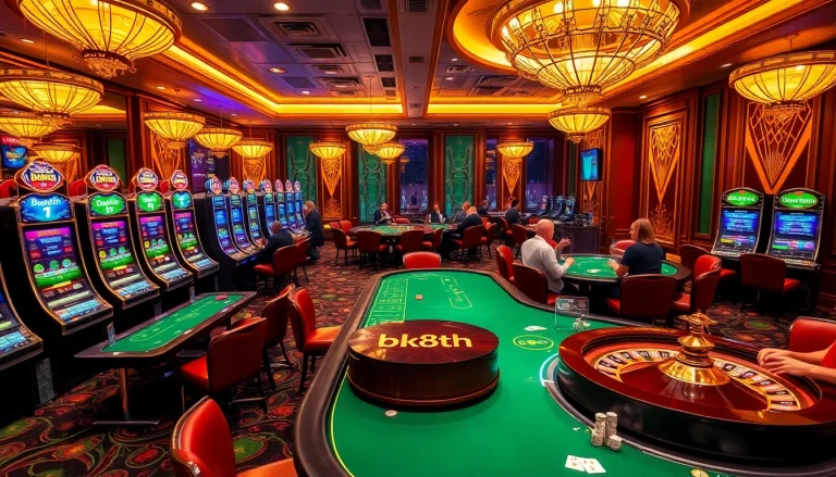 Engaging in thrilling poker gameplay at bk8th's luxurious online casino environment.