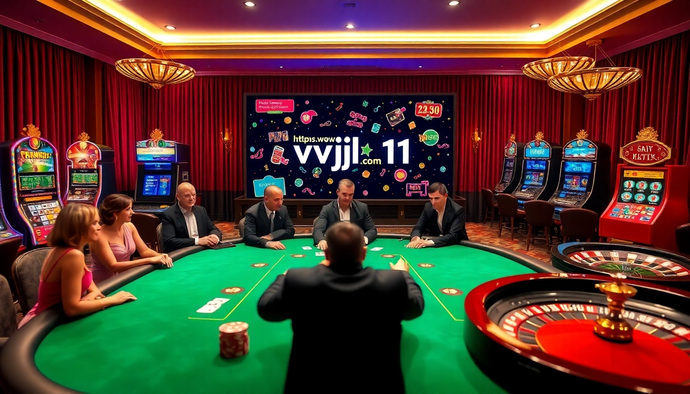 Join the action at https://www.vvjl11.com/ with our vibrant casino scene featuring poker and slots.