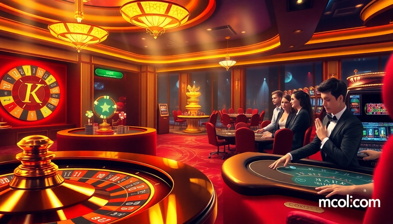 Players enjoying thrilling games like poker and roulette at nohu com, showcasing excitement and strategy.