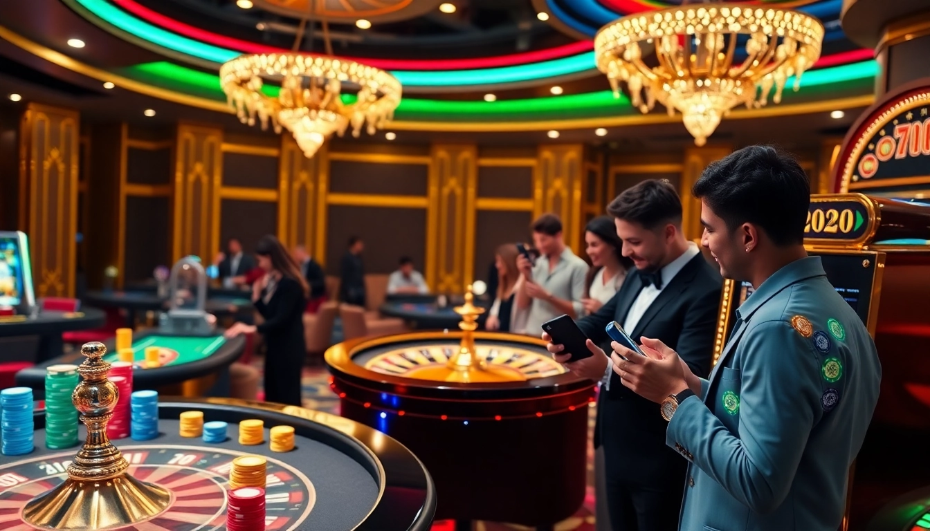 Experience thrilling gameplay at 789club with vibrant slot machines and interactive casino tables.