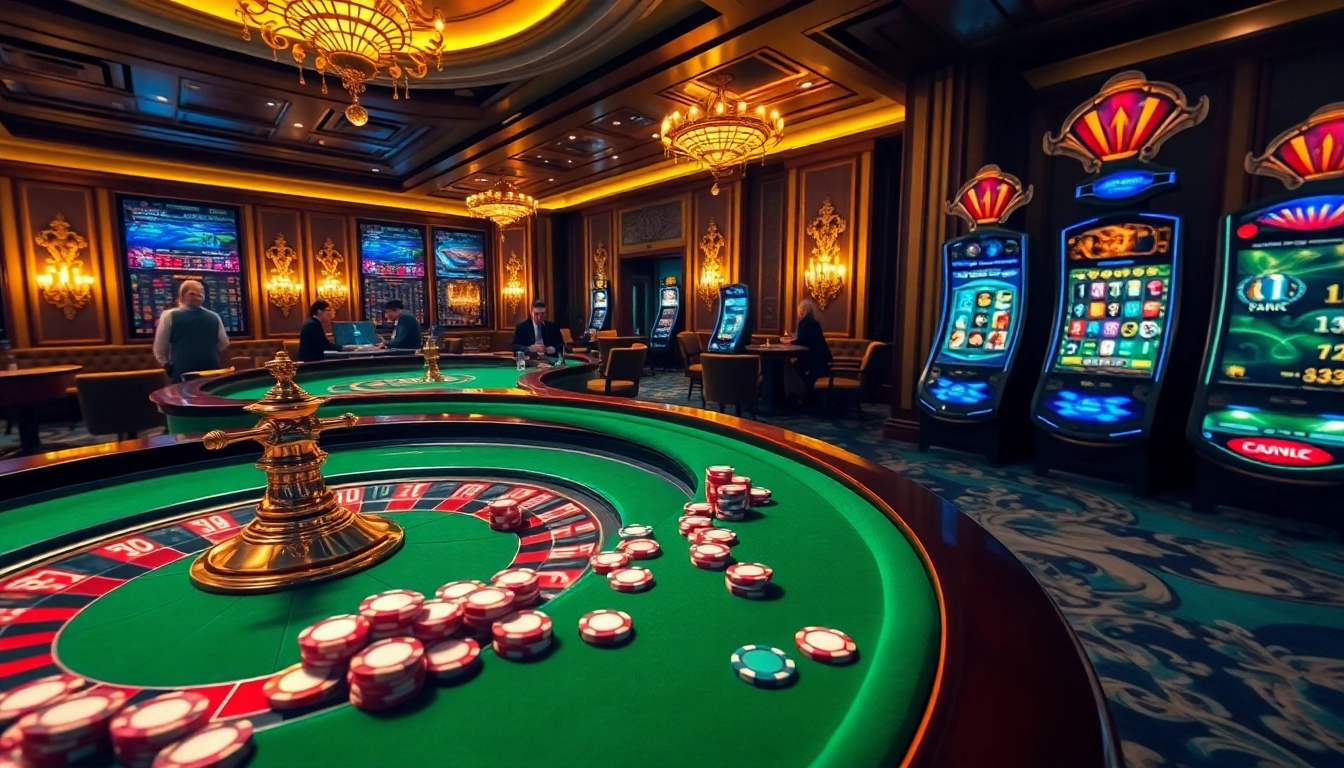 Exciting gameplay experience at boosterjp with vibrant casino elements and players engaged in thrilling bets.