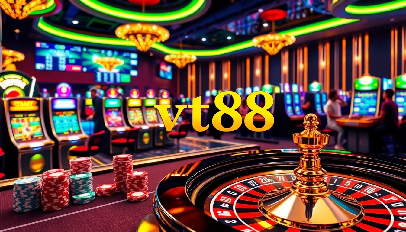 Experience the excitement of gambling at vt88 with vibrant casino tables and thrilling gameplay.