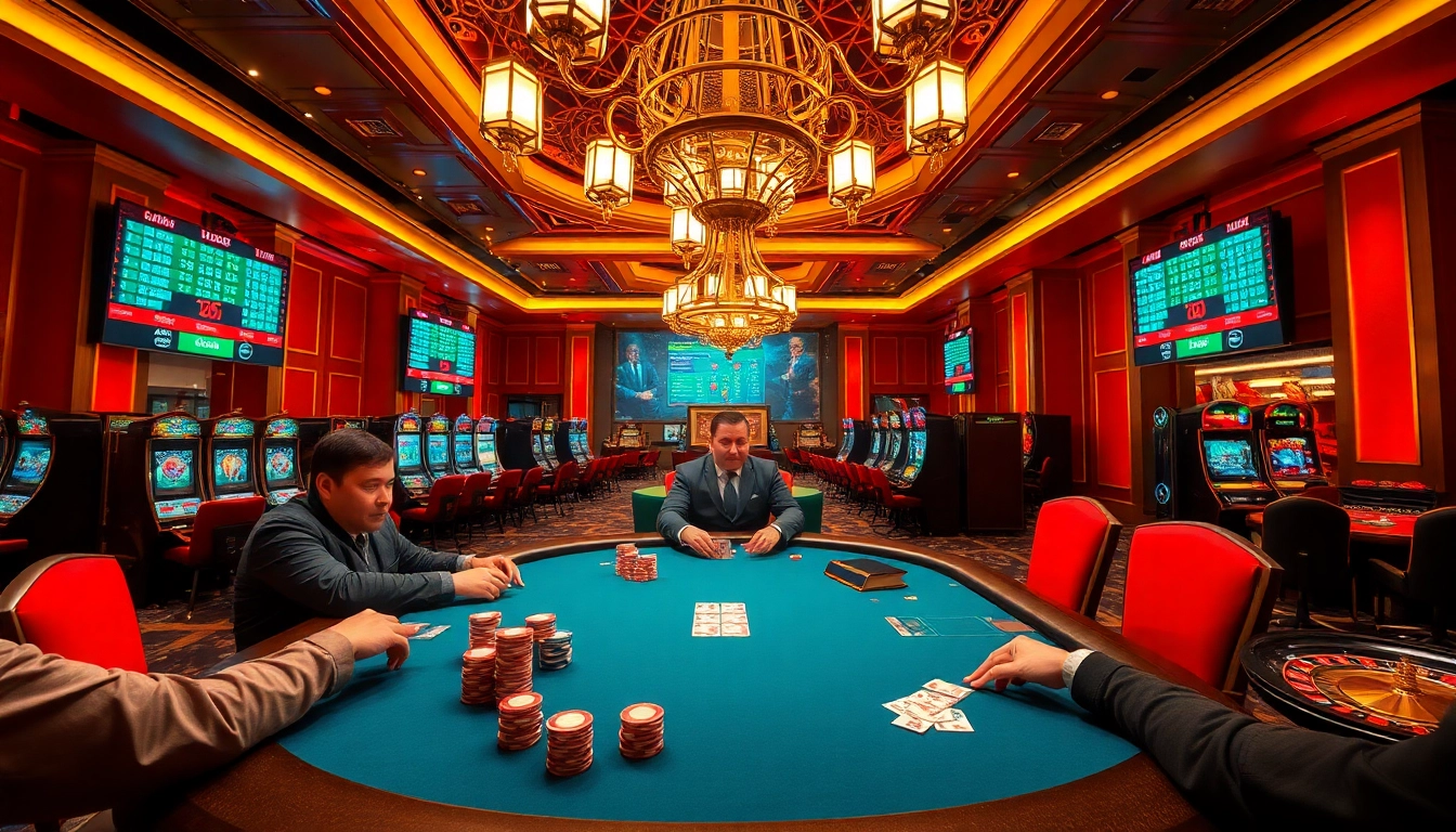 Thrilling poker game at betbdt.art with vibrant chips and intense player focus.