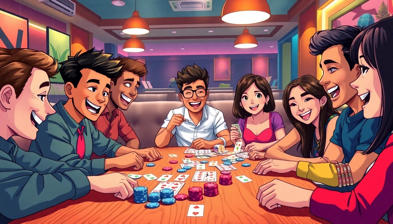 Experience the excitement of Yono Rummy with diverse players enjoying lively gameplay and colorful cards.