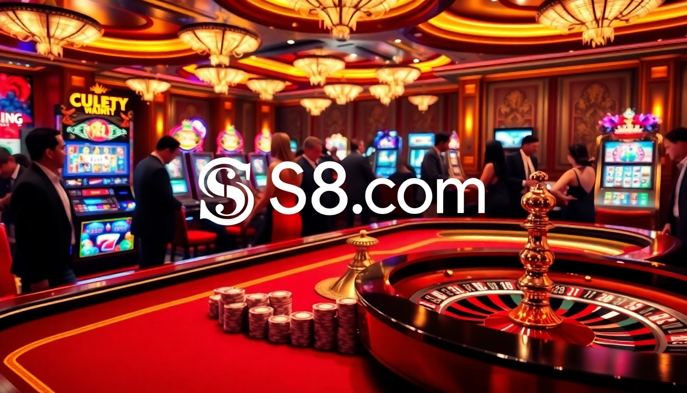 Experience the thrill of winning at S8.com with exciting gaming action at the casino table.