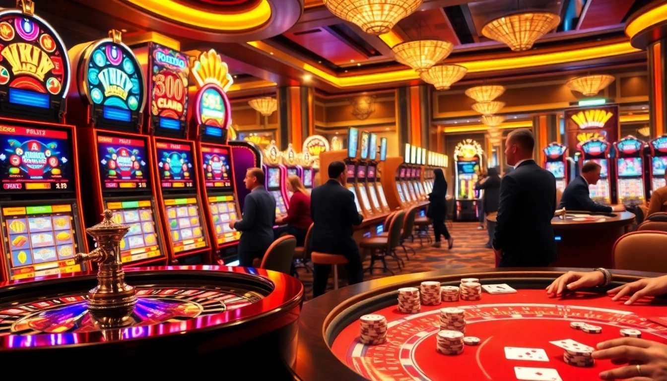 Engage with thrilling slot machines and gaming action at the okwin casino experience.