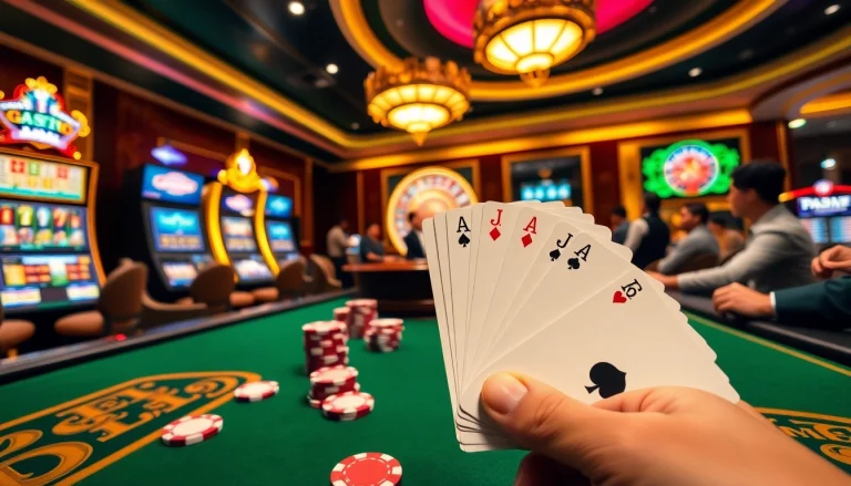 Experience excitement at go88 with vibrant casino tables and high-stakes games.