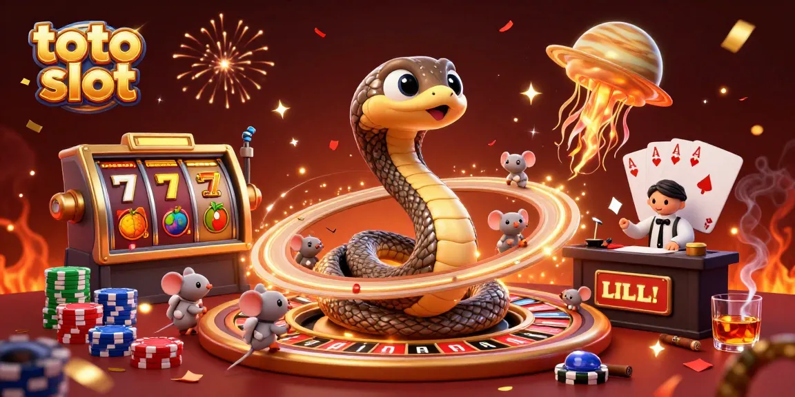 Engage in thrilling gameplay with toto slot as playful astronaut mice bet around a cosmic roulette wheel.