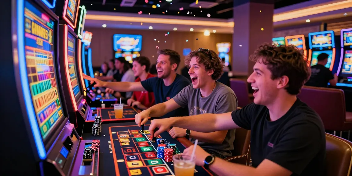 https://honda555.net/ pemain slot bersemangat di kasino modern dengan suasana meriah.